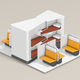 Image for article titled These modular plane pods designed by Airbus can be made into a coffee shop, spa, or play area